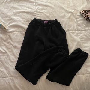 Edikted black sweatpants